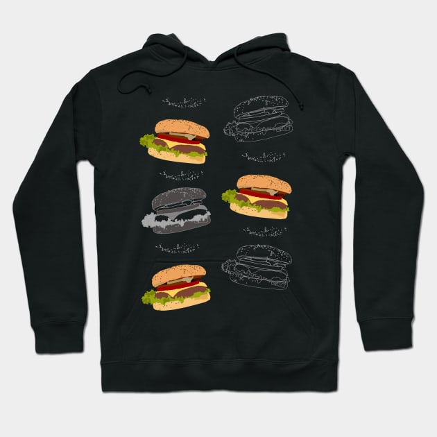 Pow Burger Hoodie by Alex